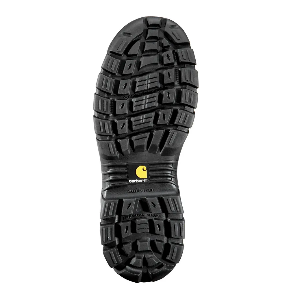 10-INCH PAC SAFETY TOE WORK BOOT - BRN-Brown Oiltan/Black Coated | Carhartt CMC1259