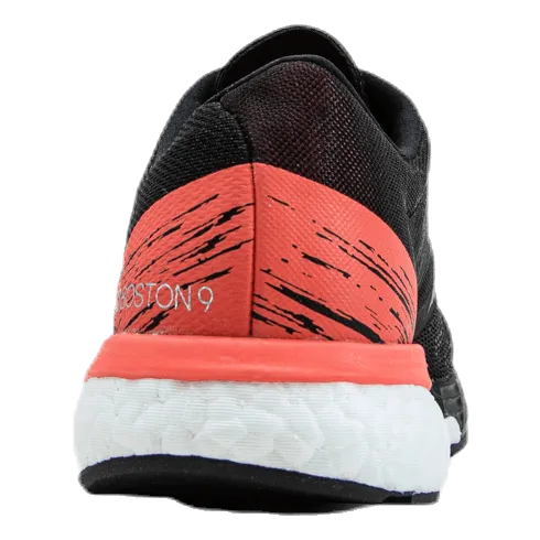 Adizero Boston 9 Shoes Core Black / Core Black / Signal Pink / Coral
