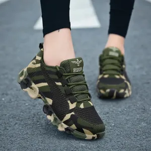 Couples Sneakers Women Sports Breathable Vulcanize Shoes Non-slip Rubber Sole Outdoor Sports Shoes Men Trainers
