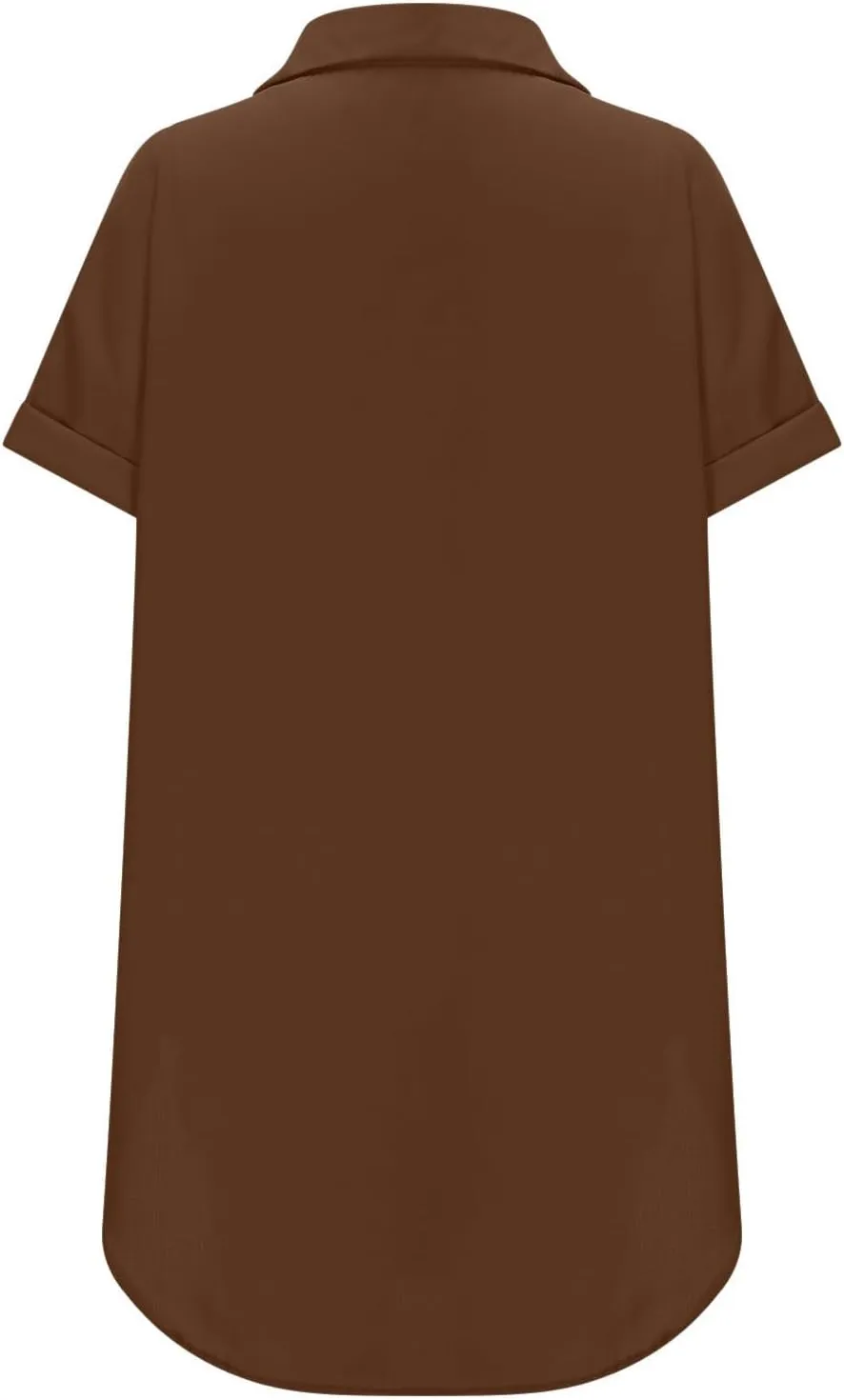 Dresses for Women Button Down Shirt Dress Cotton Linen Short Sleeve Knee Length Midi Dress Summer Casual Going Out