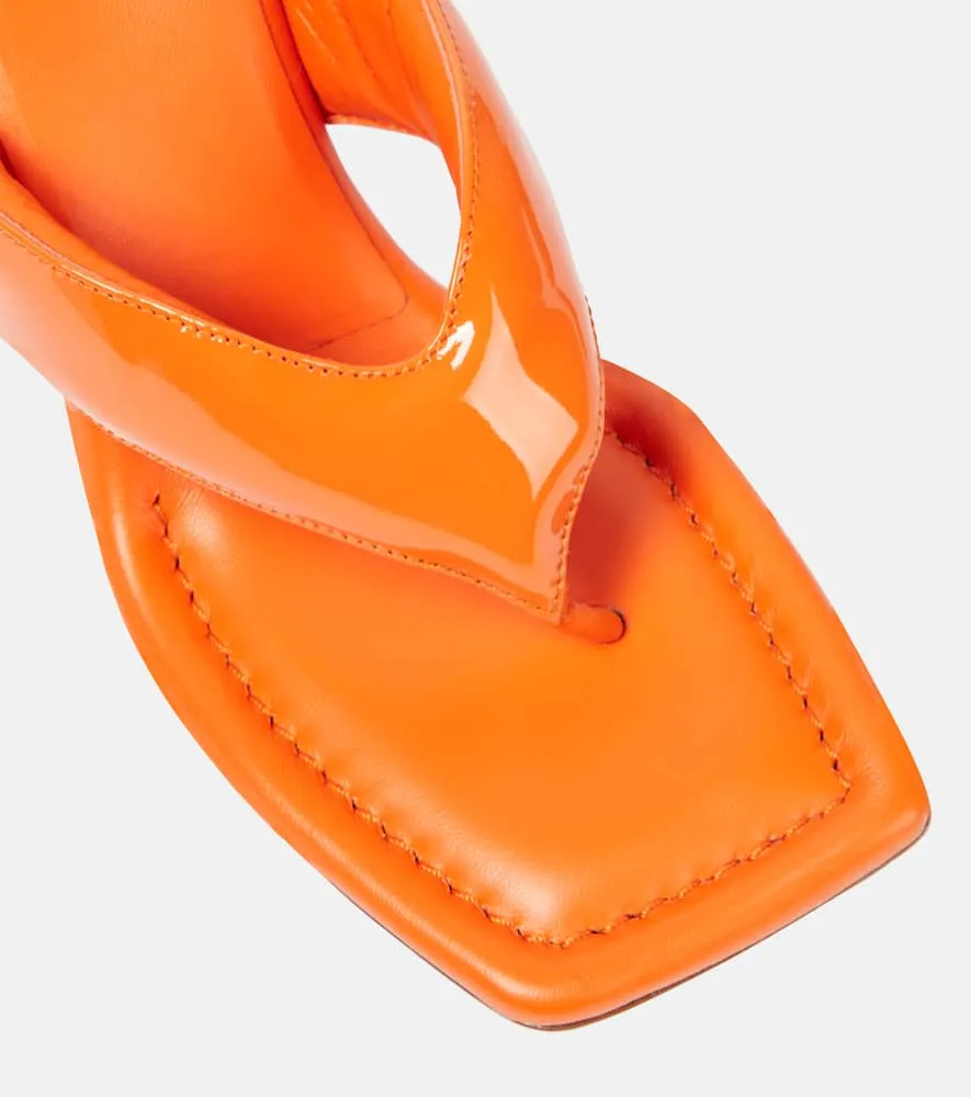Gia Borghini Gia 6 leather thong sandals