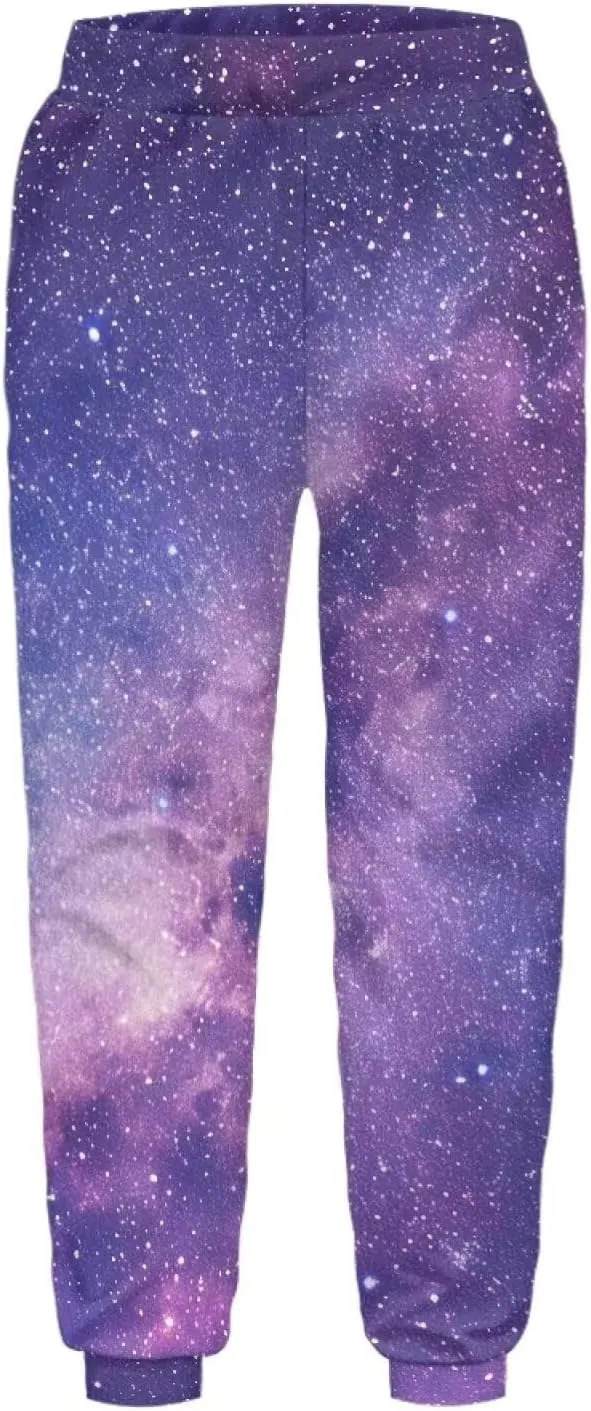 Girls Active Jogger Sweatpants Novelty Casual Boys Athletic Pants