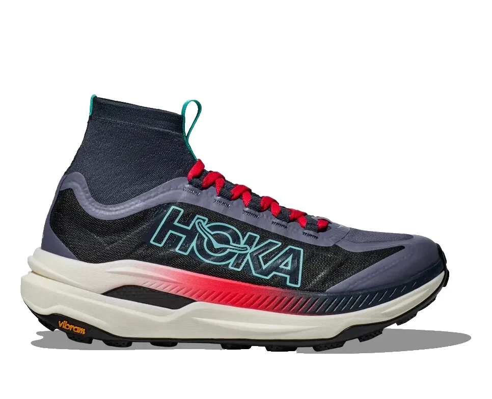 Hoka Tecton X 3 Trail Running Shoes US Men 9D Purple/Black Mountain Race Carbon