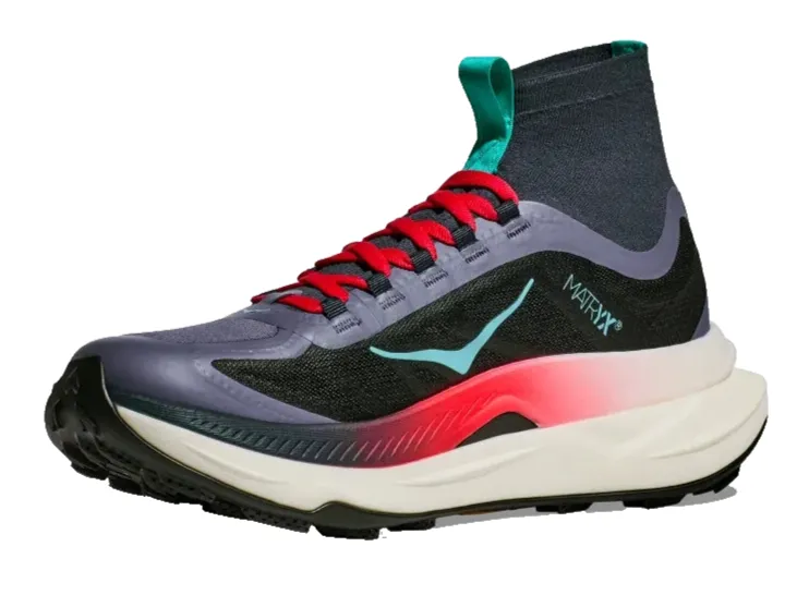 Hoka Tecton X 3 Trail Running Shoes US Men 9D Purple/Black Mountain Race Carbon