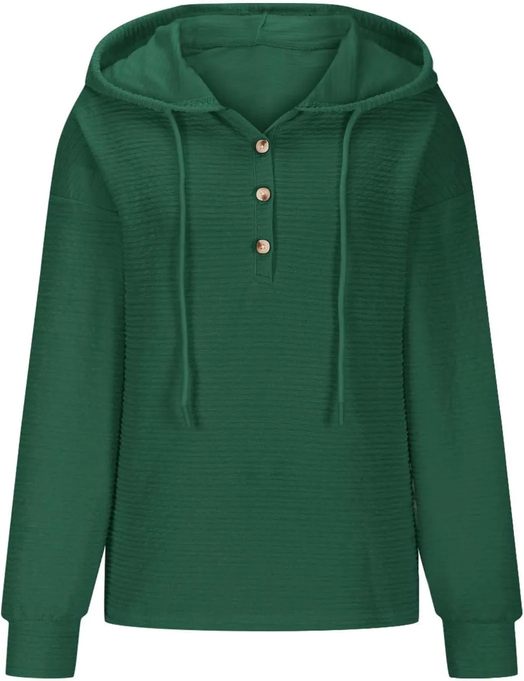 Hoodies for Women Oversized Sweatshirt Pullover Long Sleeve Tops V Neck Plain Color Shirt Sretchy Soft Fall Tops