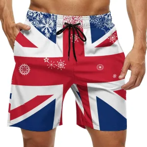 Jamaica Flag Mens Shorts Casual Classic Fit Workout Beach Shorts Quick Dry with Elastic Waist and Pockets