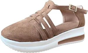 Lausiuoe Womens Shoes Casual Dressy Fashion Canvas Shoes Round Toe Non-Slip Comfortable Walking Slip On Sneakers Flat Loafers