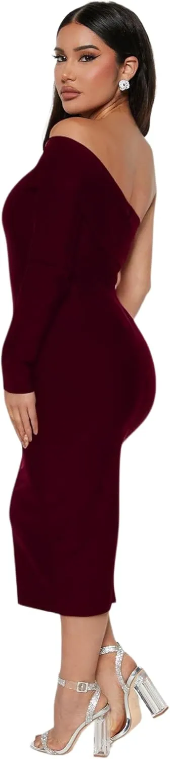 LightlyKiss Women's Bodycon Wedding Guest Dress Formal Cocktail Party Evening Dresses