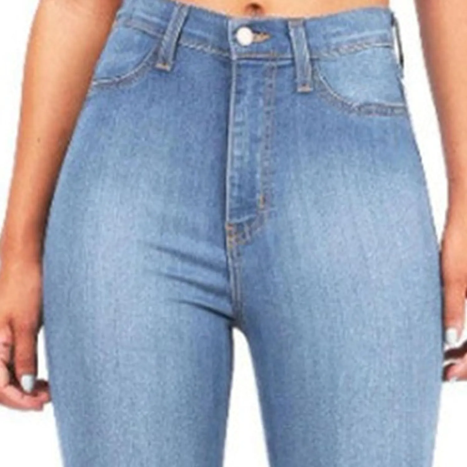 Maiyifu-GJ Jeans for Women Retro High Rise Trumpet Flare Ultra Stretch Denim Pants Butt Lifting Bootcut Denim Trousers