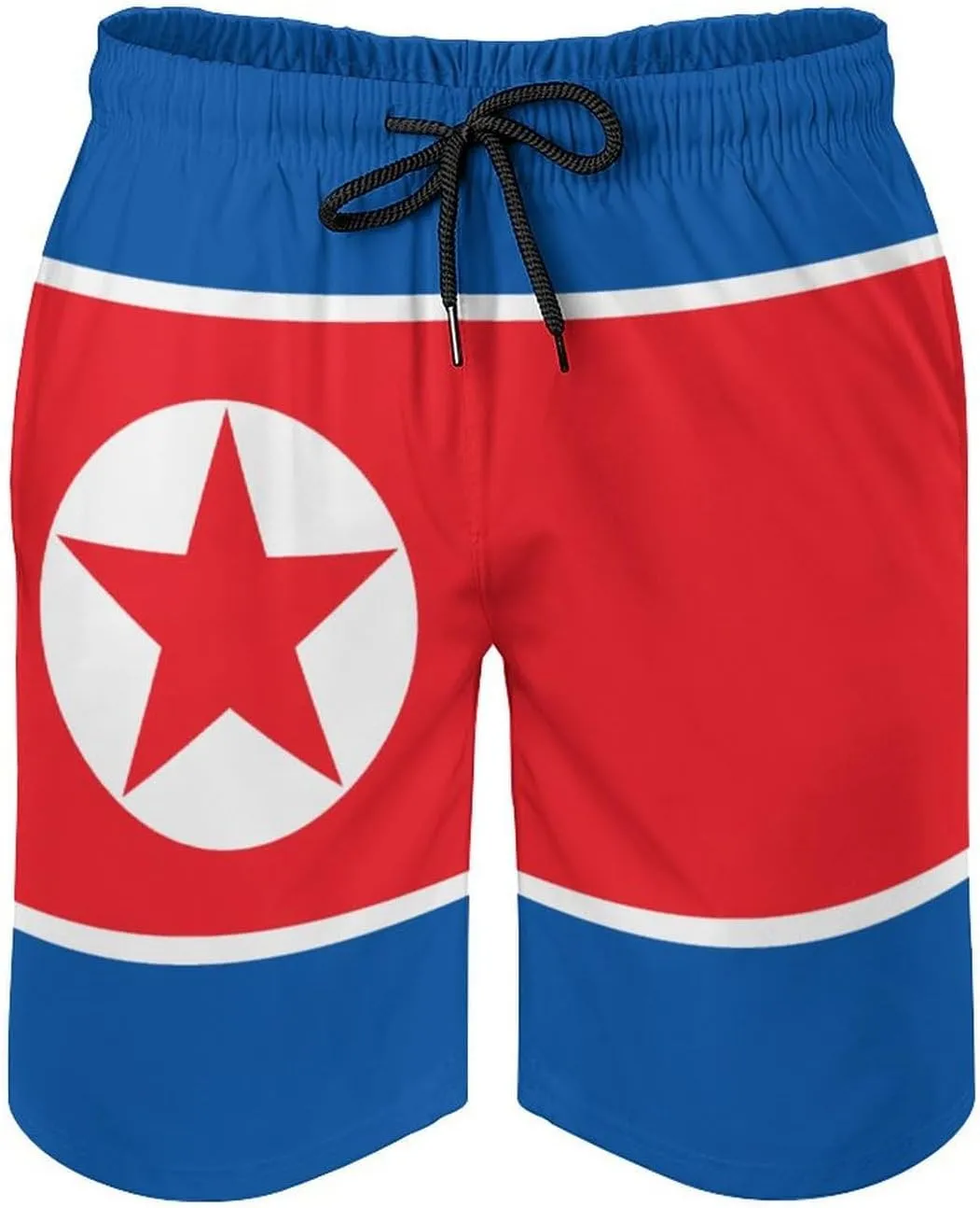 Nicaragua Flag Mens Shorts Casual Classic Fit Drawstring Summer Workout Beach Shorts Quick Dry with Elastic Waist and Pockets