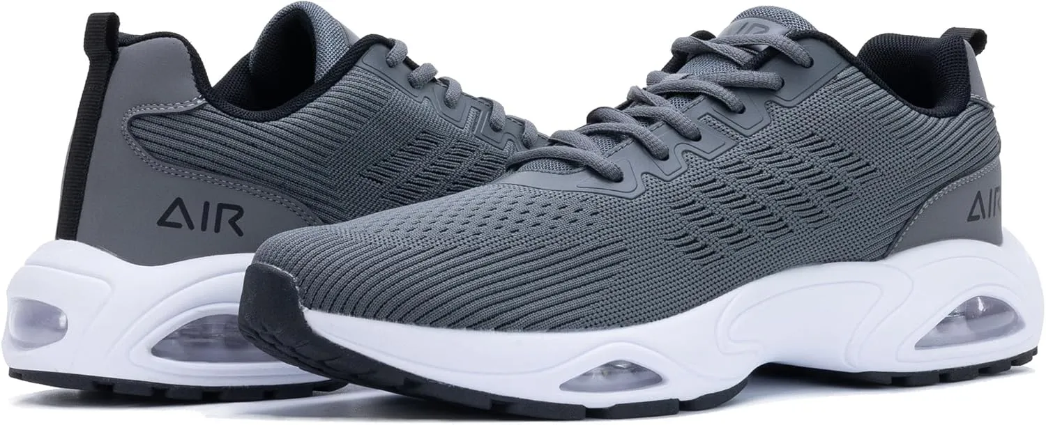 PERSOUL Mens Air Running Shoes Lightweight Breathable Athletic Tennis Gym Jogging Sneakers