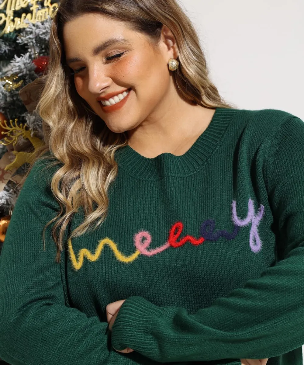 RITERA Plus Size Sweaters for Women Winter Long Sleeve Pullover Sweater Crew Neck Oversized Tops XL-5XL