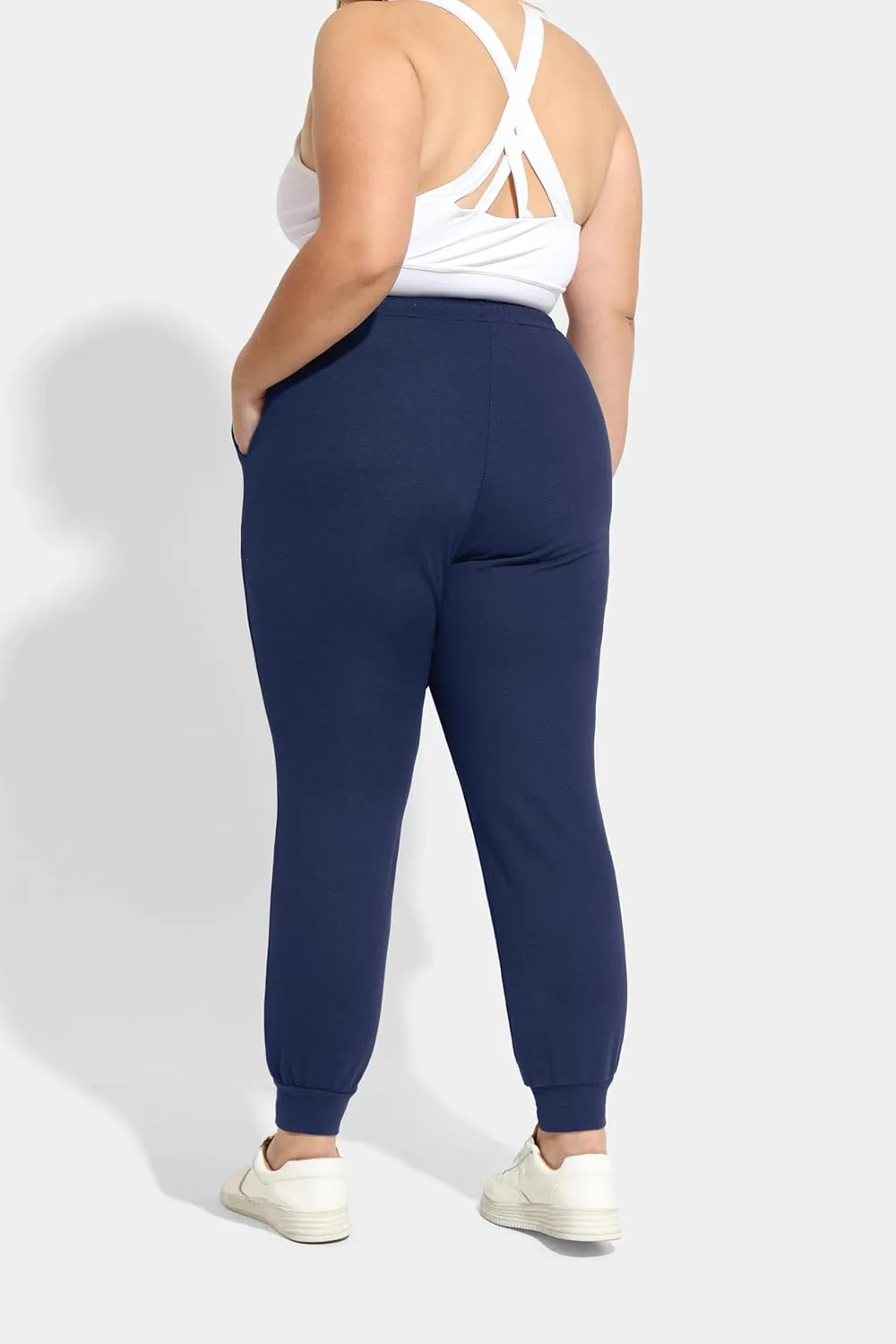 RITERA Plus Size Sweatpants for Women Soft Lounge Pants Casual Loose Comfy Pajama Drawstring Pant with Pockets XL-5XL