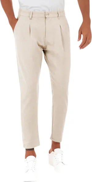 Runcati Mens Slim Fit Dress Pants Business Casual Golf Chino Pants Stretch Pleated Slacks