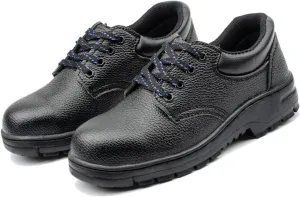Safety Shoes Men Women Safety Trainers Lightweight Steel Toe Cap Trainers Boots (Color : Black 1, Size : 6.5 US)