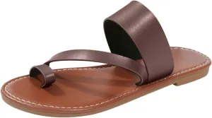 Sandals Women Flat Sandals Women's Flip Flop Sandal Leather Sandals for Women Flat Beach Sandals