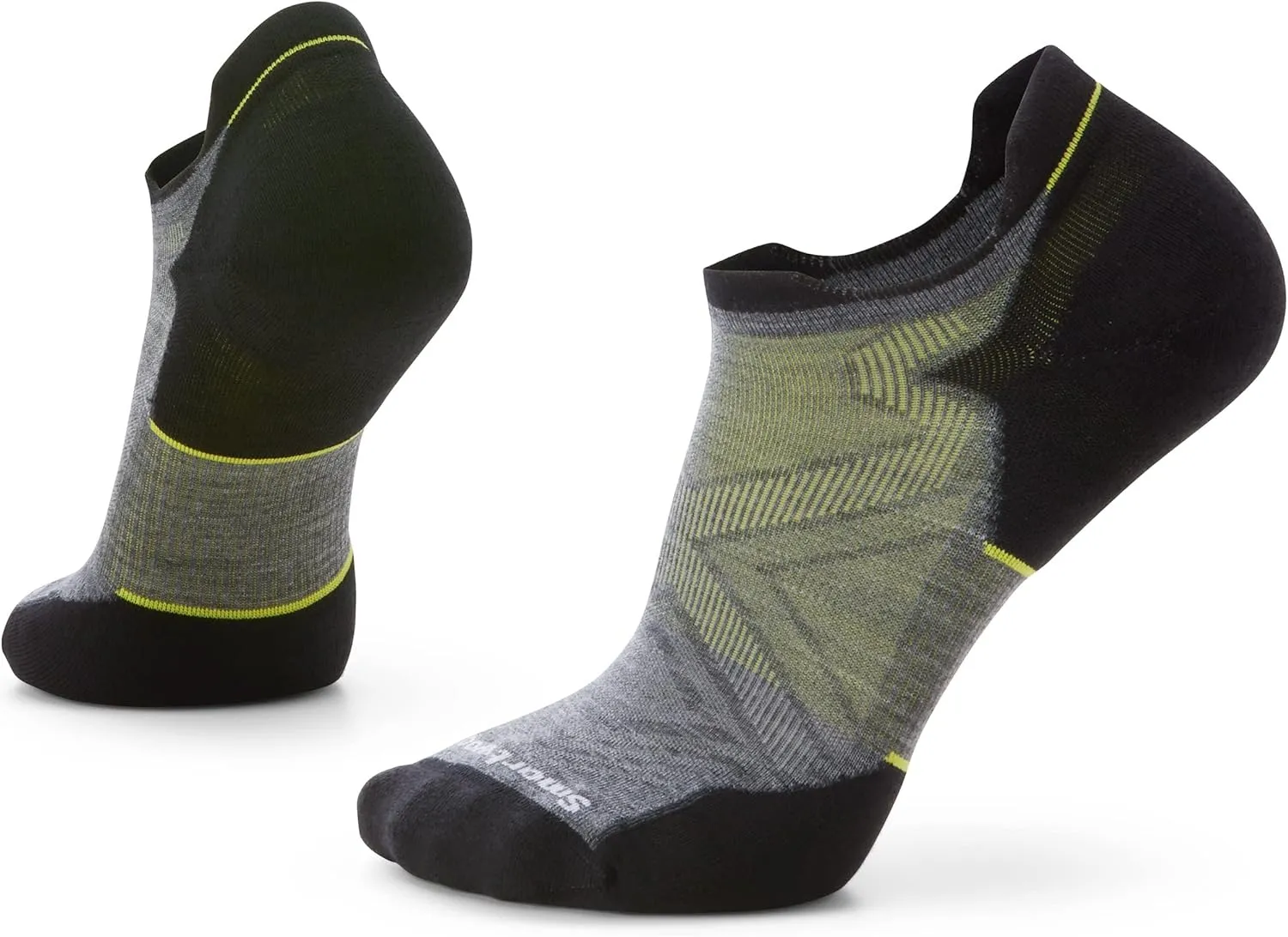 Smartwool Men's Run Targeted Cushion Low Ankle Socks Medium Gray Small