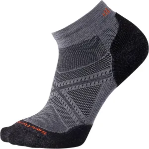 SmartWool Run Targeted Cushion Pattern Ankle Socks, Graphite, X-Large