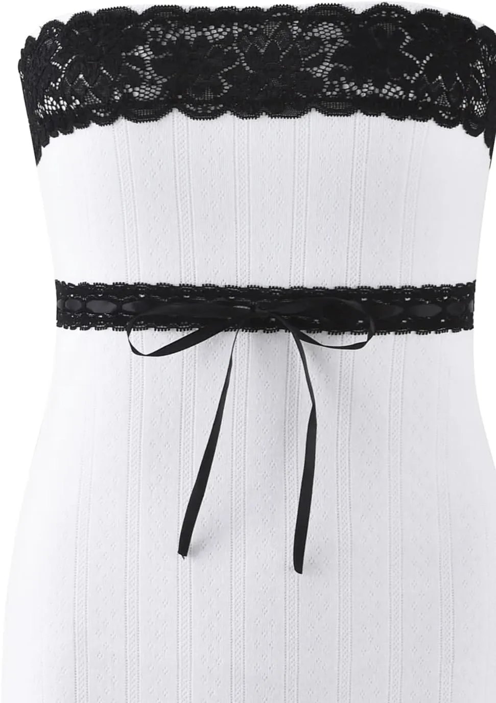 SOLILOQUY Y2k Fairy Strapless Mini Dress for Women Retro Bandeau Tube Top Bodycon Party Dress Evening Cocktail Short Dress