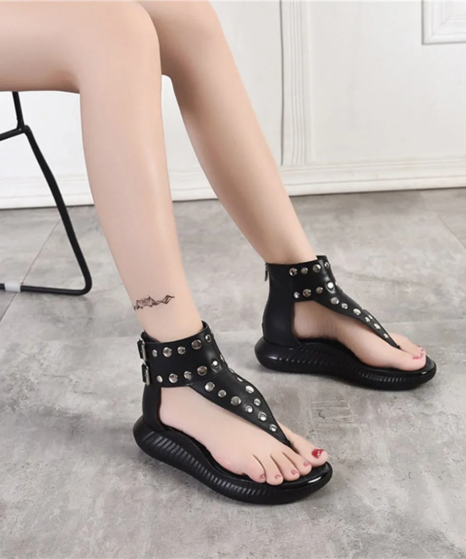 Studs Thong Sandals