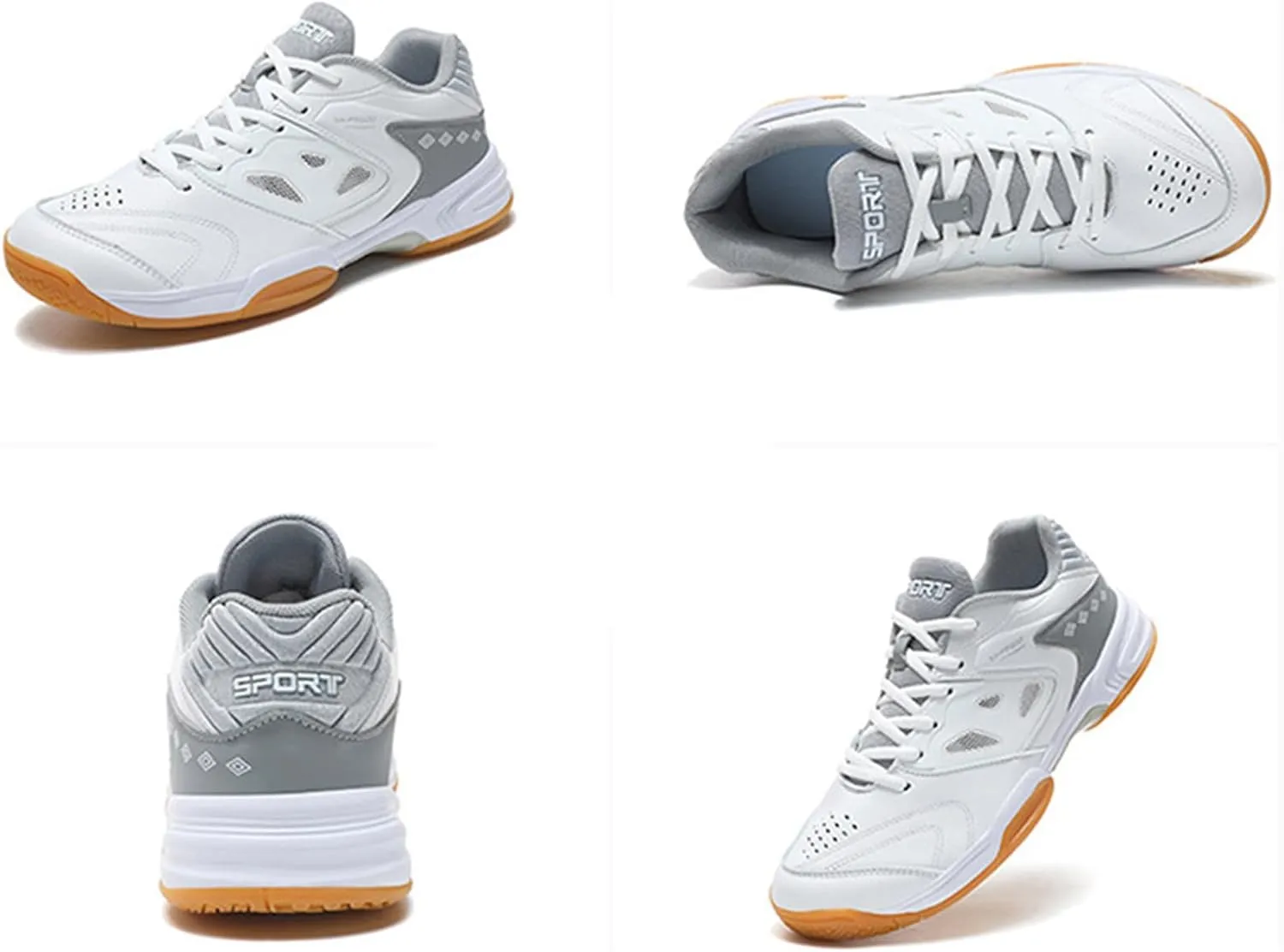 Tennis Badminton Shoes Men's Women Outdoor Indoor Court Shoes Anti Slip for Training - Adults Pickleball Sneakers