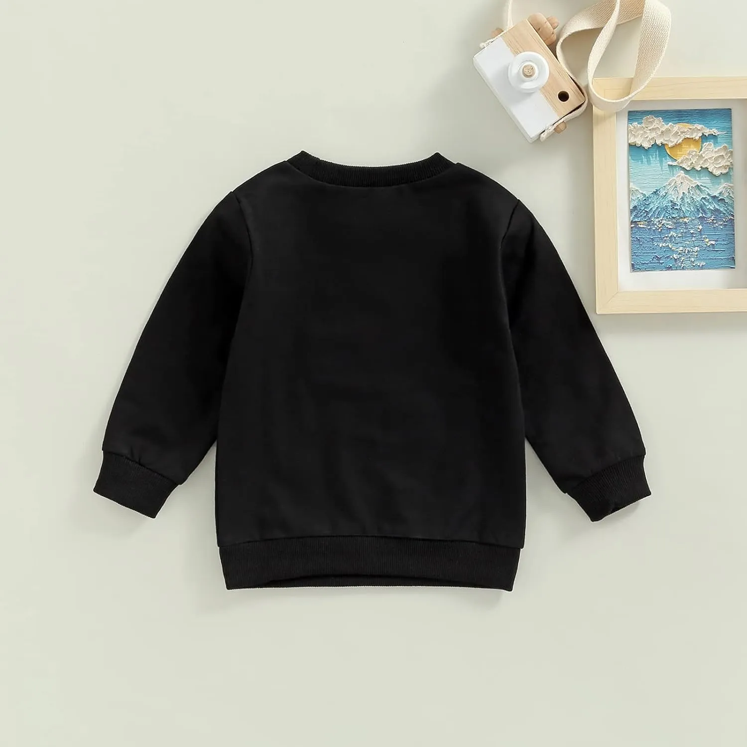 Toddler Baby Halloween Outfit Boy Girl Pumpkin Sweatshirt Crewneck Pullover Sweater Long Sleeve Shirt Fall Clothes