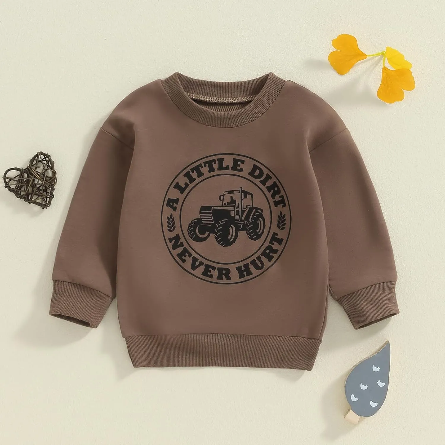 Toddler Baby Halloween Outfit Boy Girl Pumpkin Sweatshirt Crewneck Pullover Sweater Long Sleeve Shirt Fall Clothes