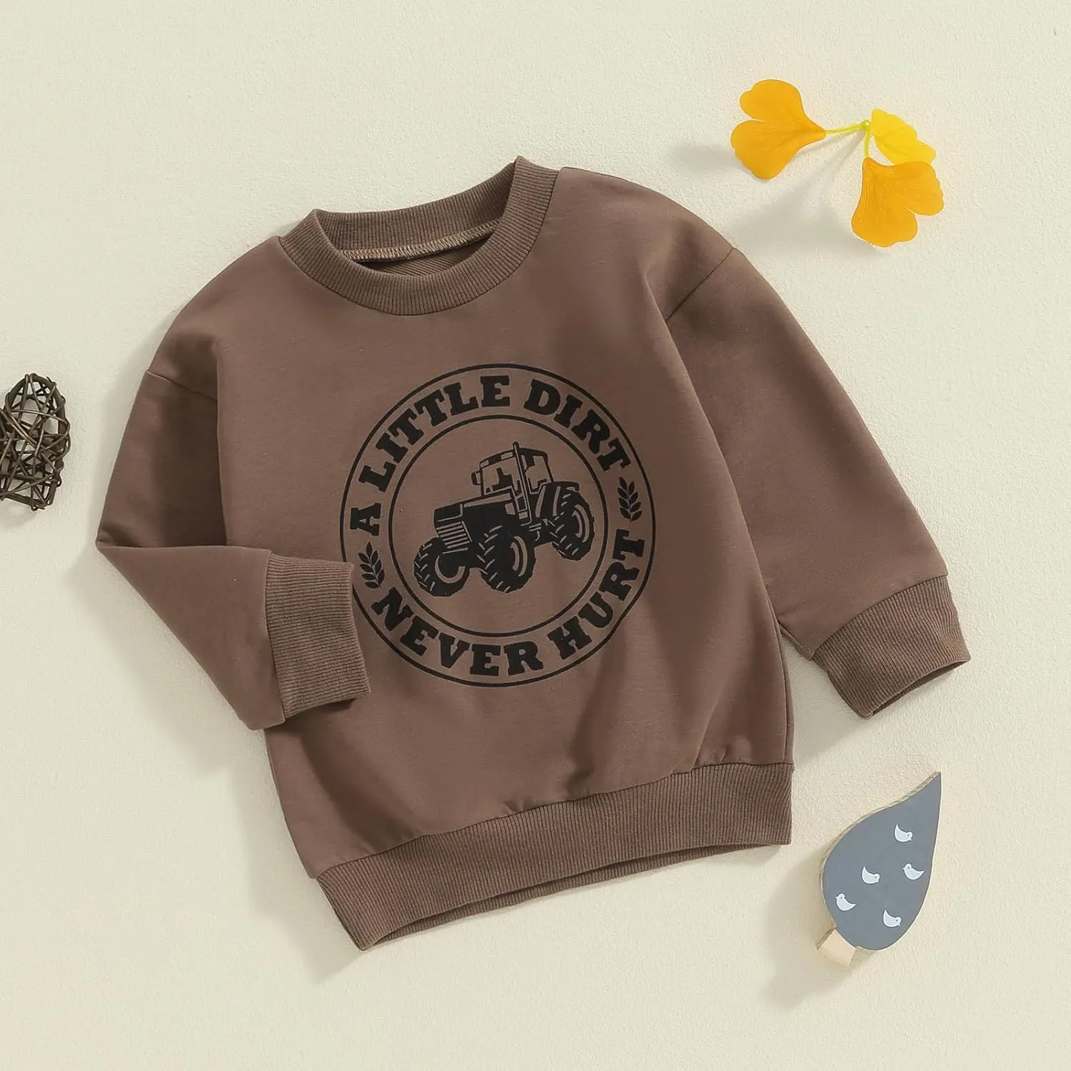 Toddler Baby Halloween Outfit Boy Girl Pumpkin Sweatshirt Crewneck Pullover Sweater Long Sleeve Shirt Fall Clothes