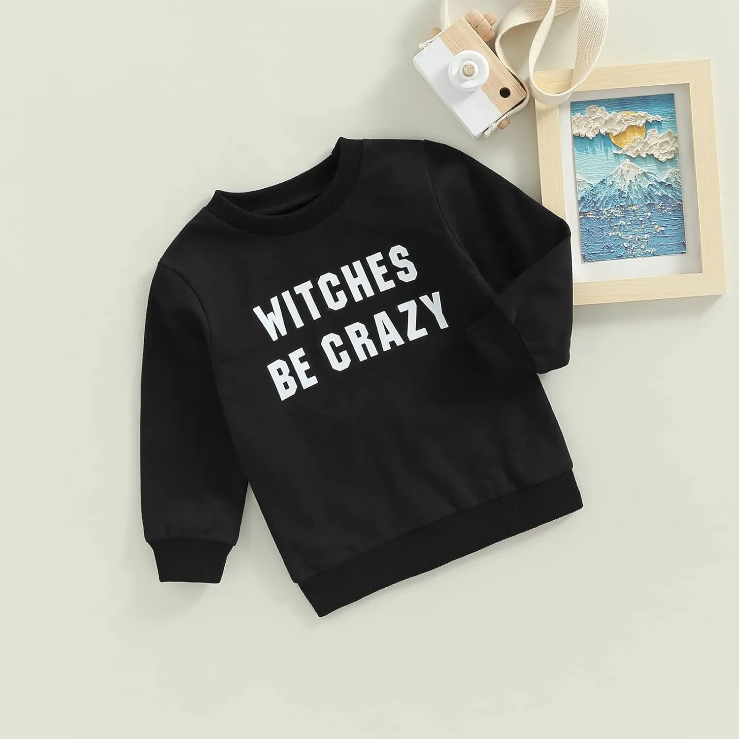 Toddler Baby Halloween Outfit Boy Girl Pumpkin Sweatshirt Crewneck Pullover Sweater Long Sleeve Shirt Fall Clothes