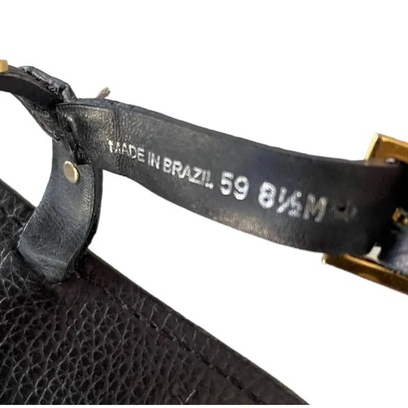 Tory Burch Marge Logo Studded Thong Sandals Flats Leather Size 8.5