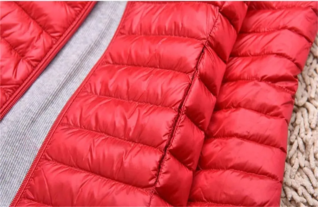 Winter Women Midi Long Hooded Jacket Down Coat Parka Ladies Warm Puffer Outerwears