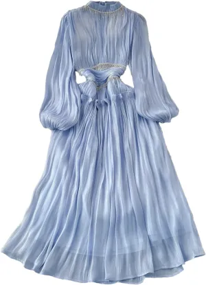 Women Dress Bodycon Tassel Elegant Evening Party Dresses Long Sleeve O-Neck Dresses