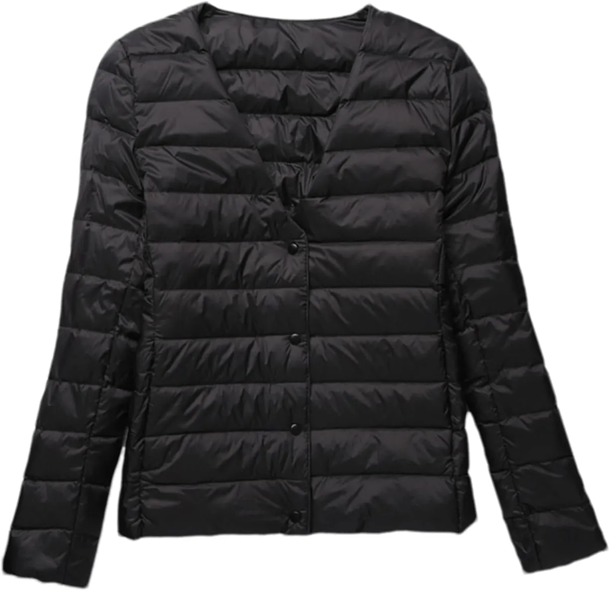 Women Duck Down Jacket Ultra Light Slim Short Coat Autumn Winter Thin Puffer Jacket