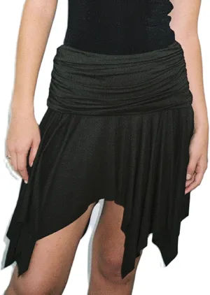 Women Y2k Ruffle Mini Skirt Asymmetrical Hem Pleated Skirt Lace Trim Layered Aline Short Skirt Aesthetic