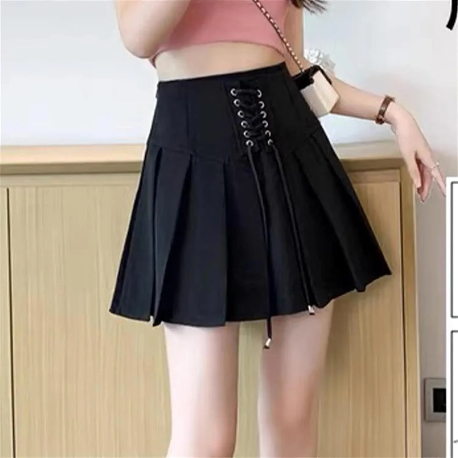 Women's A-Line Pleated Skirt  Vintage Mini Summer Fashion Skirt Lightweight Golf Skirt