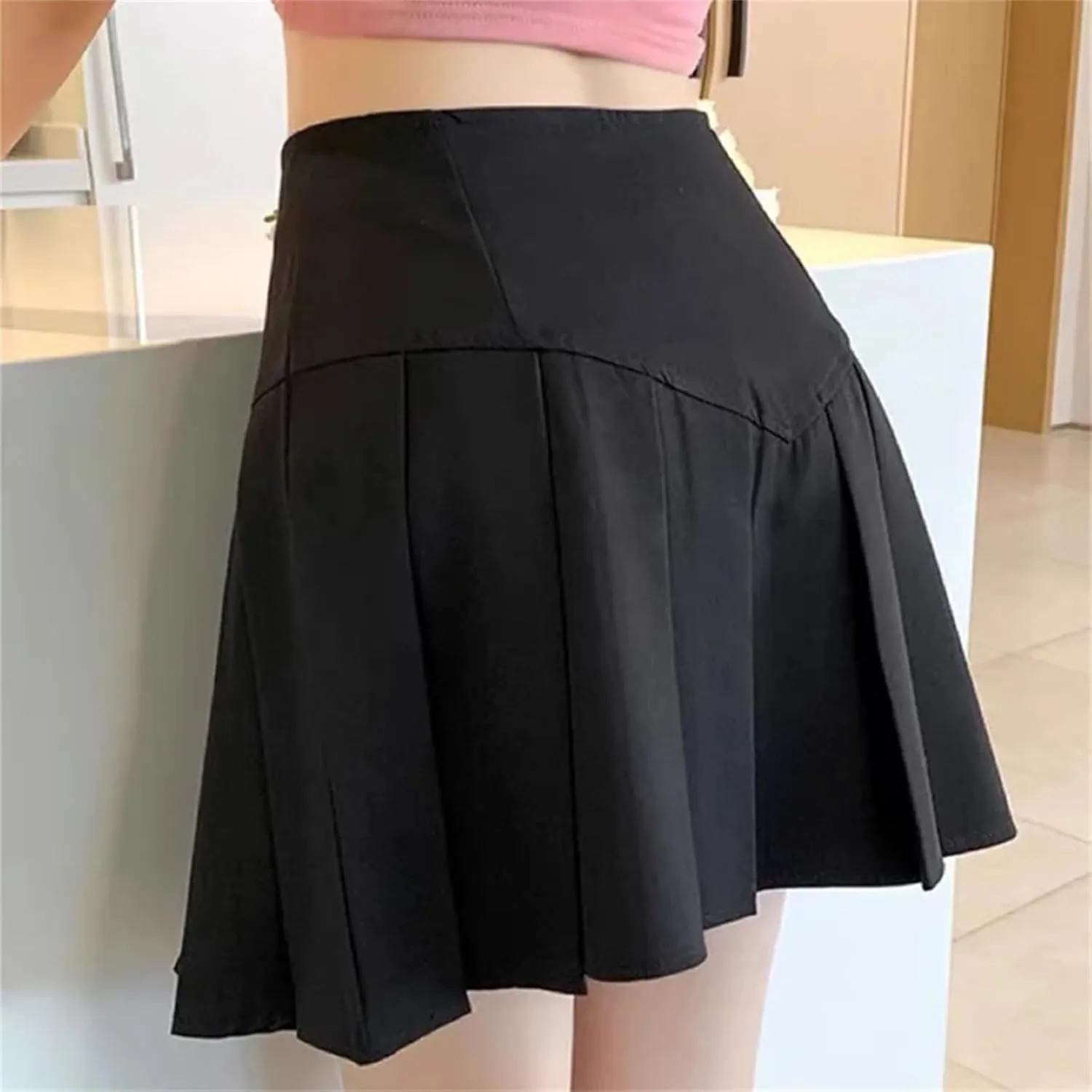Women's A-Line Pleated Skirt  Vintage Mini Summer Fashion Skirt Lightweight Golf Skirt