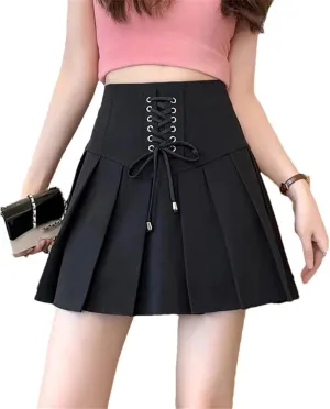 Women's A-Line Pleated Skirt  Vintage Mini Summer Fashion Skirt Lightweight Golf Skirt