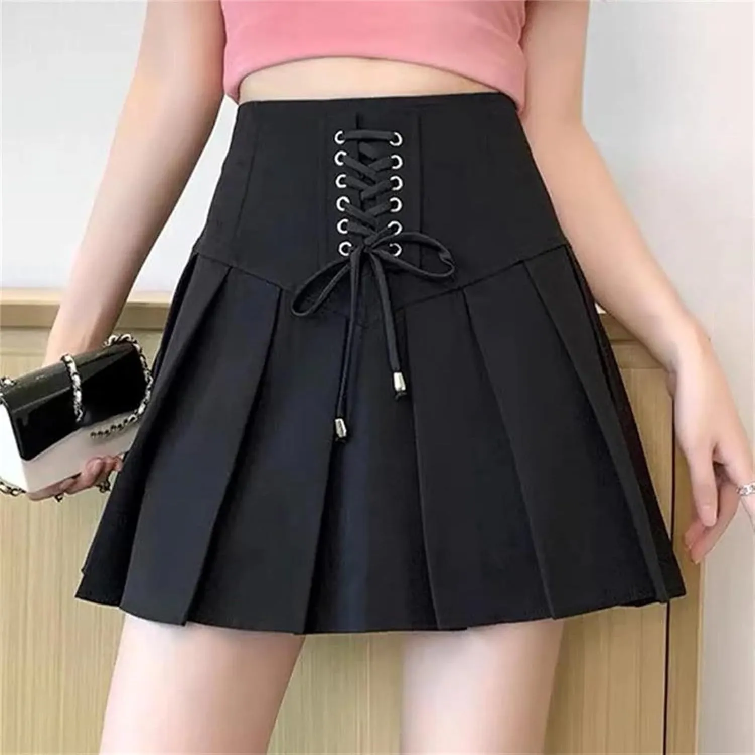 Women's A-Line Pleated Skirt  Vintage Mini Summer Fashion Skirt Lightweight Golf Skirt