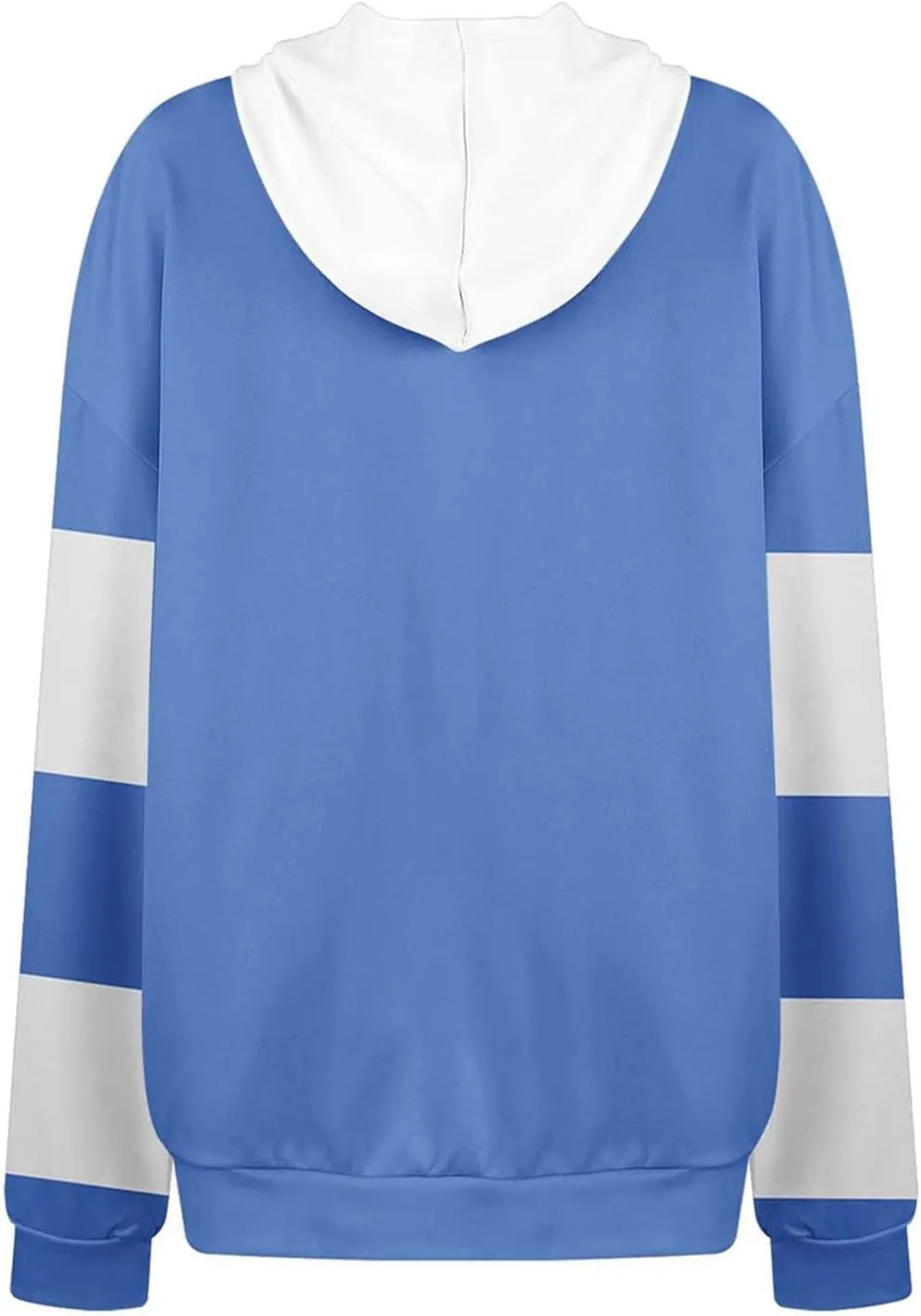 Womens Crew Neck Color Block Sweatshirts Hoodies Long Sleeve Casual Lightweight Pullover Top Fall Winter Loose Coat