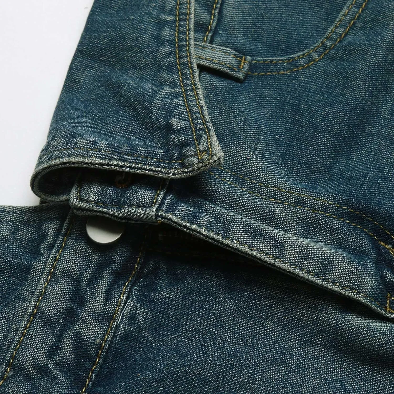 Women's High Waist Mini Denim Skirt Button Front Ruffle Hem A-Line Short Jean Skirts Bodycon Zip Fly Jean Mini
