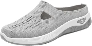 Womens Orthopedic Loafers Comfortable Slip On Knitted Sneakers with Arch Support for Walking Running Hiking Diabetic 2025