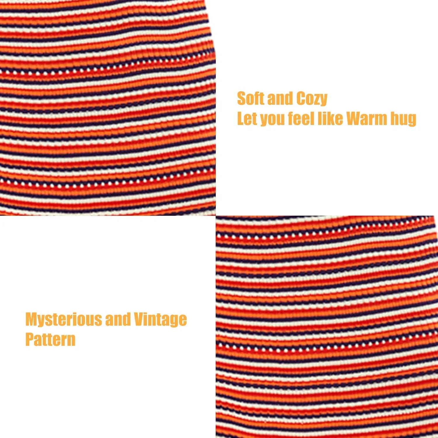 Women's Striped Ribbed Knit Midi Dress, Sleeveless Bodycon Summer Dress, Casual Tank Dress Knee Length