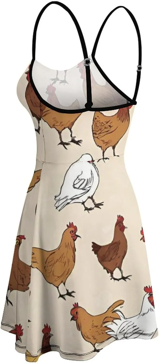 Women's Summer Casual Bodycon Cami Dress for Party Beach Date