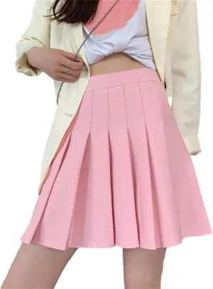 Women's Summer Casual Skirt  High Waist Mini Pleated Skirt Lightweight Golf Skirt