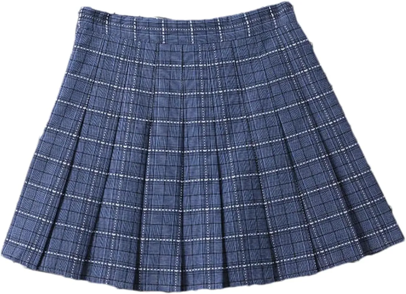 Women's Summer Pleated A-Line Short Mini Skirt  Elegant Plaid Tennis Skirts for Girls Skater Skirt
