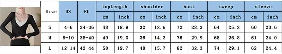 Y2k Ballet Wrap Top Women Sexy Long Sleeve Low Deep V Neck Crop T Shirt Tie Up Yoga Workout Tee Blouse