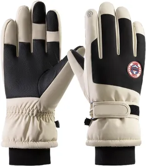 YOLAI Winter Warm Gloves for Men Touchscreen Gloves Cold Weather Windproof Thermal Snow Gloves for Working Cycling