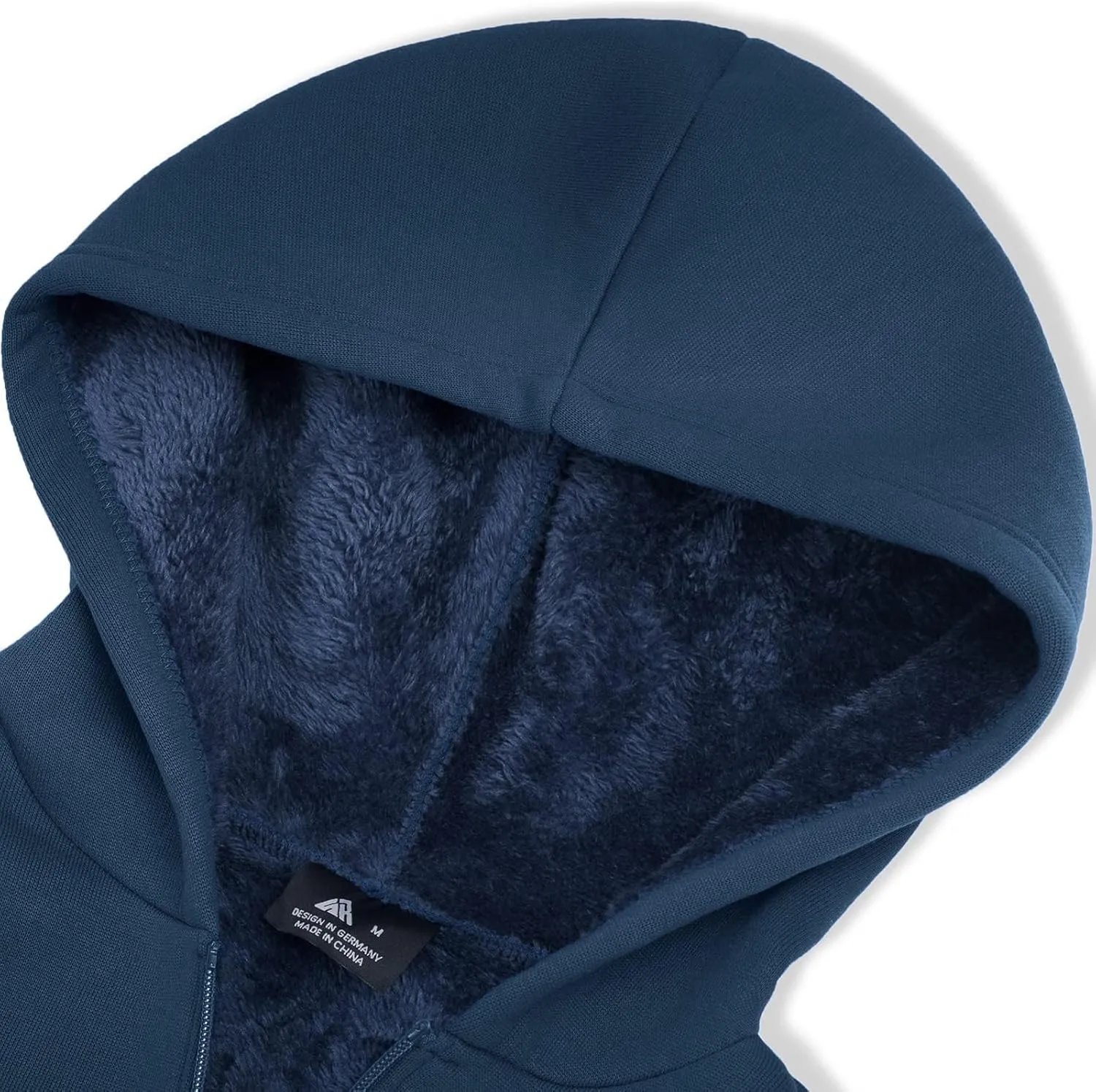 ZITY Boys Zip Up Hoodie Fleece Jacket Kids Sherpa Lined Sweatshirts Outerwear Warm Winter Coat 6-15 Years Old